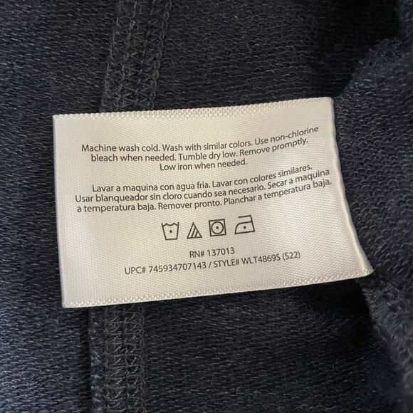 Wildfox ‘Social’ Statement Pullover Sweatshirt Navy Blue - Size: XS - Picture 9 of 9